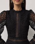 Elegant Black Lace Dress - GodBlessDress