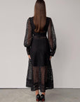 Elegant Black Lace Dress - GodBlessDress