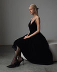 Elegant Black Evening Gown - GodBlessDress