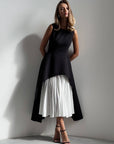 Elegant Black Asymmetric Dress