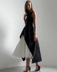 Elegant Black Asymmetric Dress