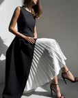 Elegant Black Asymmetric Dress