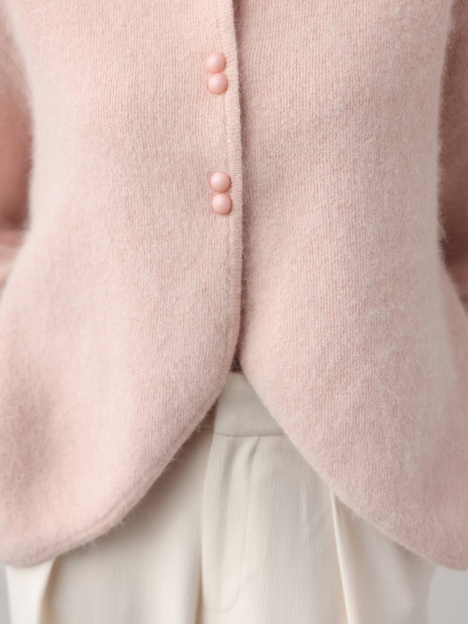 Soft Blossom Button Cardigan