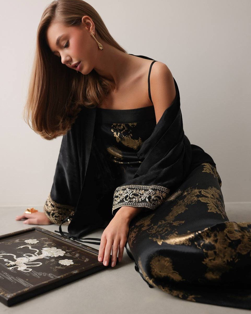 Golden Bloom Dress