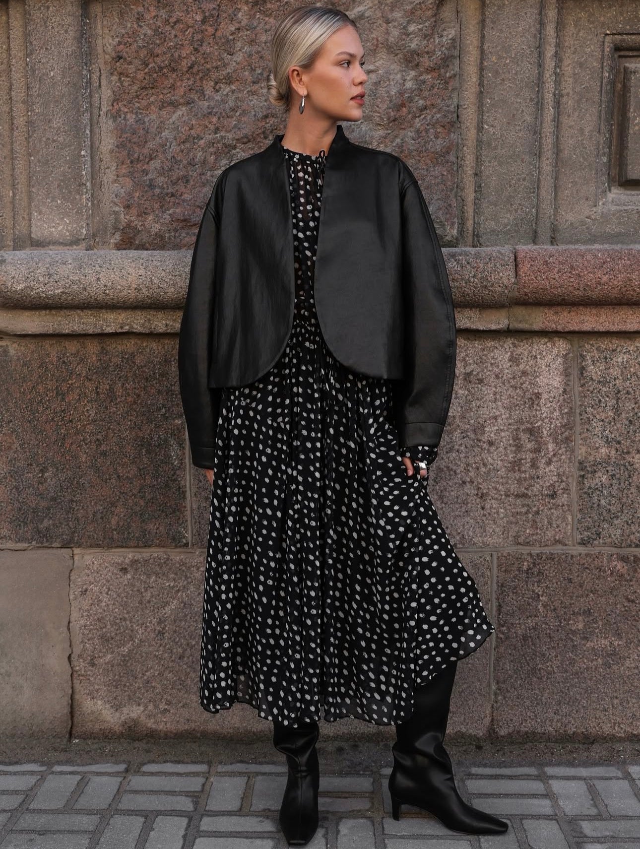 Midnight Fold Leather Jacket