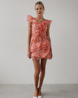 Coral Bloom Dress
