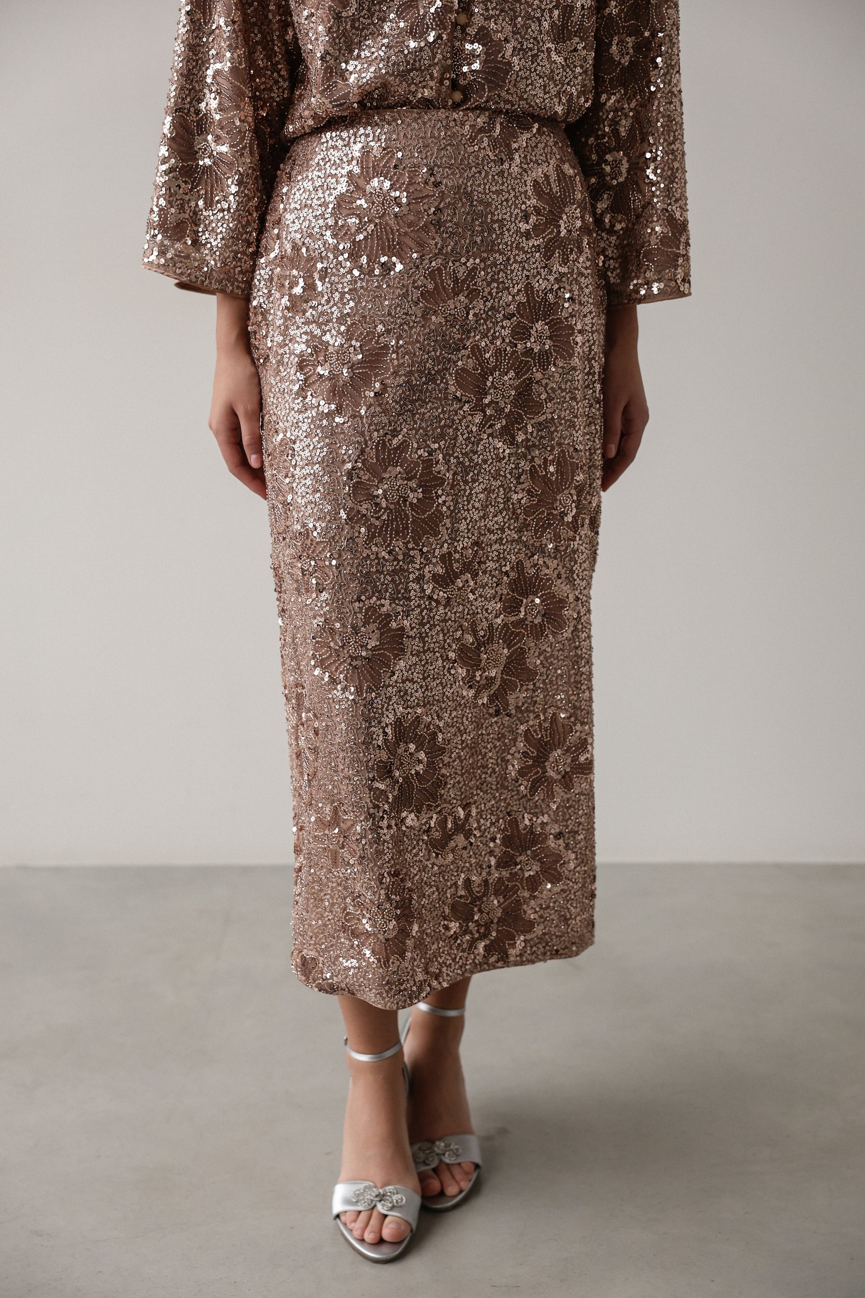 sequin kimono dress XS Celestial Sequin Kimono Jacket