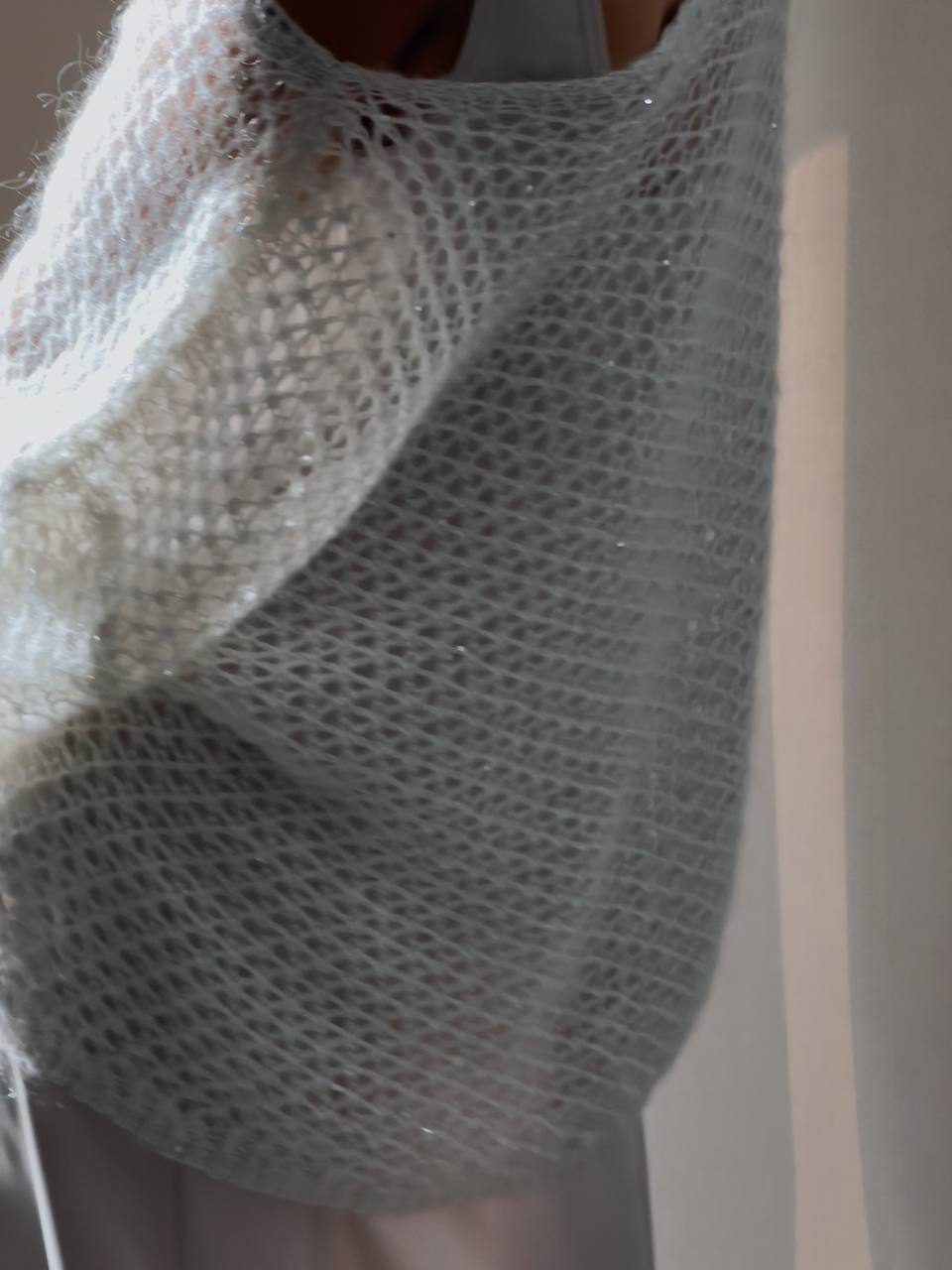 Frosted Petal Sweater