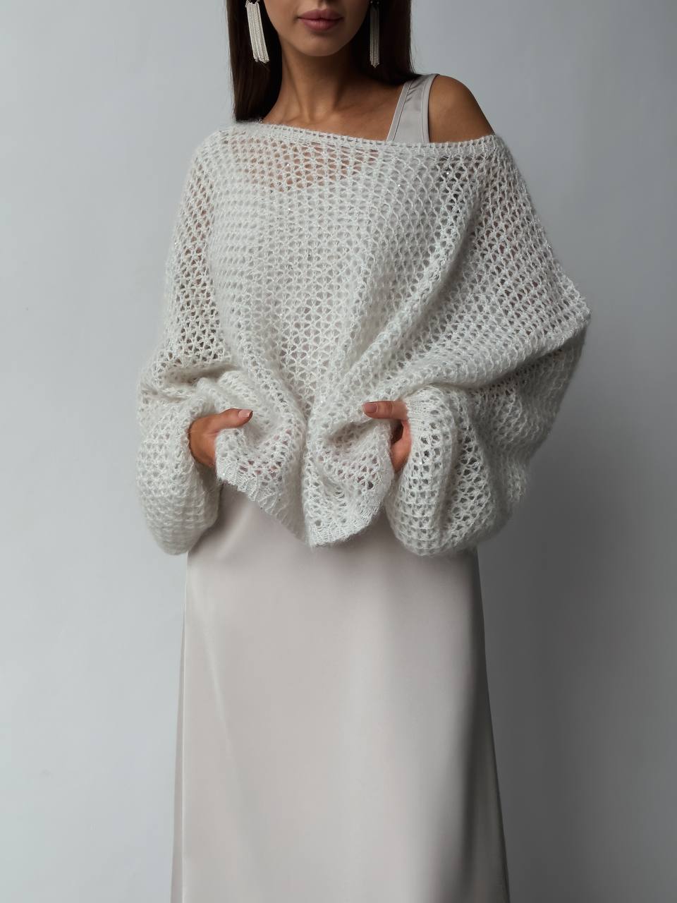 Frosted Petal Sweater