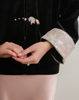 Noir Silk Charm Jacket