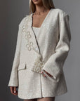 Elegant Beige Jacket - GodBlessDress