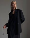 Elegant Black Oversize Jacket - GodBlessDress