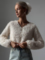 Elegant Fluffy Crop Jacket - GodBlessDress