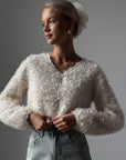 Elegant Fluffy Crop Jacket - GodBlessDress