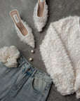 Elegant Fluffy Crop Jacket - GodBlessDress