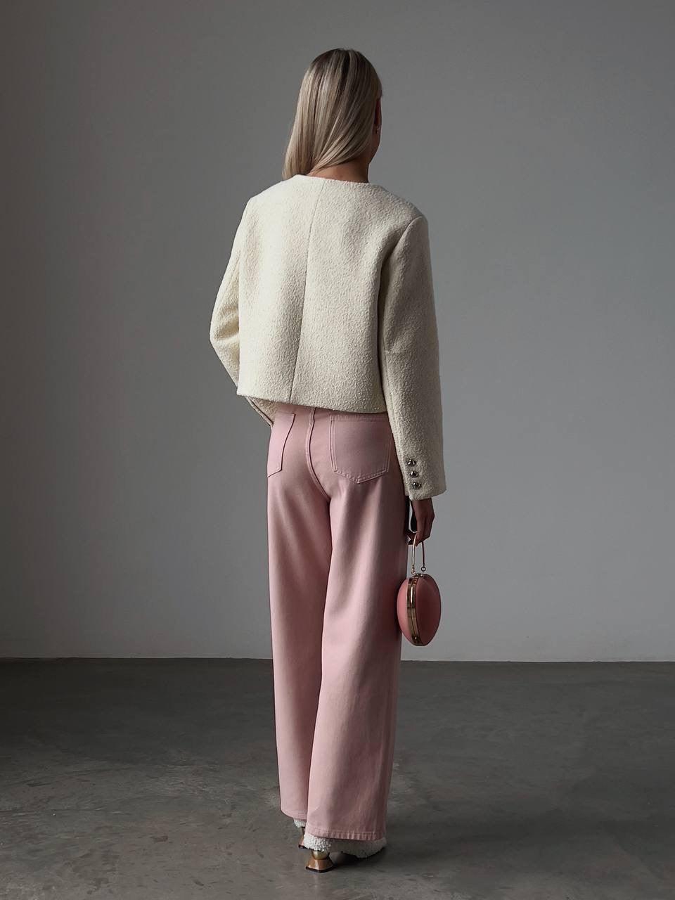 Chic Pink Wide-Leg Pants - GodBlessDress