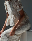 Elegant Lace Midi Suit - GodBlessDress