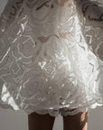 Elegant White Lace Suit - GodBlessDress