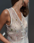 Floral Sheer Suit - GodBlessDress